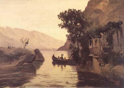 Jean Baptiste Camille  Corot Vue de Riva (mk11) china oil painting image